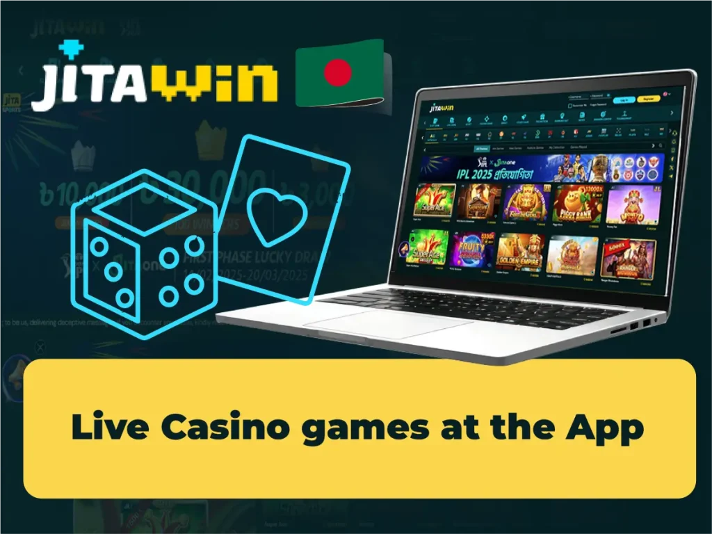 Live Casino games at the App