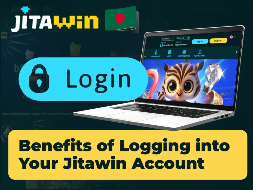 Jitawin অ্যাকাউন্টে লগ ইন করার সুবিধা